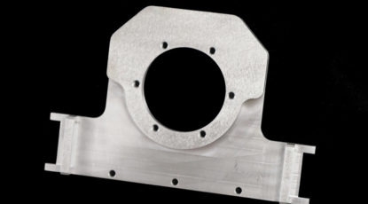 Machined Part with Large Hole
